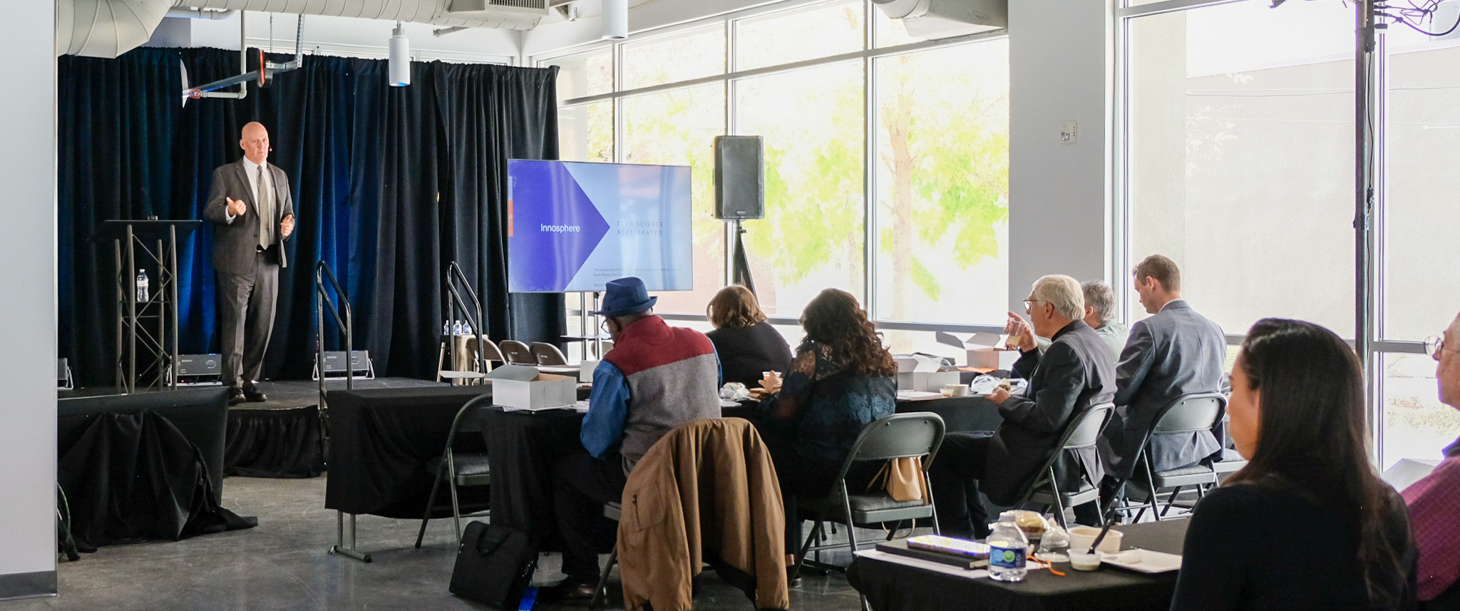 People at a conference